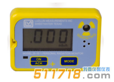 美國LUDLUM Model 25-IS-1個(gè)人輻射劑量計(jì)