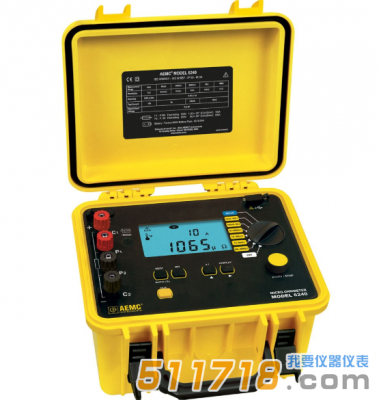 美國AEMC 6240便攜式10A、1μΩ分辨率數(shù)字微歐姆計