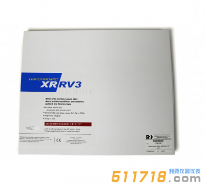美國(guó)Ashland Gafchromic XR-RV3皮膚劑量QA免沖洗膠片