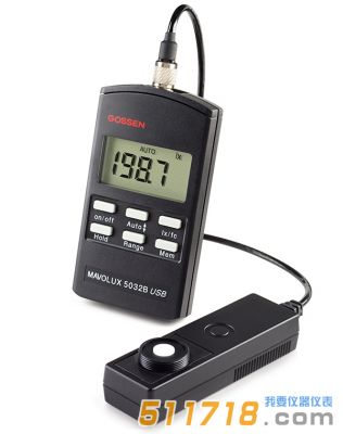 德國GOSSEN高森 MAVOLUX 5032B USB照度計