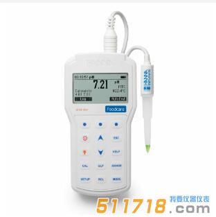 意大利HANNA(哈納)HI98161便攜式pH-mV-oCoF測(cè)定儀【食品乳制品】
