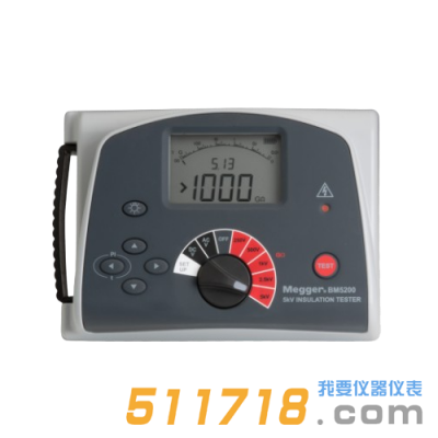 美國(guó)Megger BM5200 5KV絕緣電阻測(cè)試儀